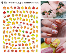 Load image into Gallery viewer, Nail Art Stickers Accessoires Halloween Nails Art Manicure Terug Lijm Decal Decoraties Stickers Voor Nagels Tips Beauty Sticker
