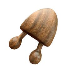 Load image into Gallery viewer, Natural Sandalwood Scraping Massage Tool Facial Eye Neck Massage Acupuncture Therapy Relaxing Stick Wooden Massager
