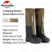 Load image into Gallery viewer, Outdoor Hiking Snow Legging Gaiters Climbing Winter Snow Shoes Cover Windproof Waterproof Hiking Skiing Climbing
