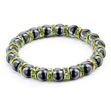 Load image into Gallery viewer, Natural Hematite Beads Bracelets Men No-Magnetic Health Protection Women Jewelry Charm Crystal Stone Stretch Bracelet  Bangle
