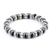 Load image into Gallery viewer, Natural Hematite Beads Bracelets Men No-Magnetic Health Protection Women Jewelry Charm Crystal Stone Stretch Bracelet  Bangle
