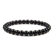 Load image into Gallery viewer, Natural Stone 6/8/10mm Beads Tiger Eye Bracelet Classic Men Women Buddha Black Lava Bracelets Minimalist Yoga Meditation Jewelry
