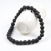 Load image into Gallery viewer, Natural Stone 6/8/10mm Beads Tiger Eye Bracelet Classic Men Women Buddha Black Lava Bracelets Minimalist Yoga Meditation Jewelry
