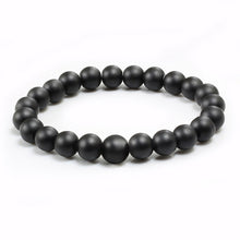 Load image into Gallery viewer, Natural Stone Lava Matte Hematite Beads Bracelet Fashion Charm Buddha Prayer Bracelets For Men Women Yoga Jewelry Gifts pulseras
