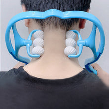 Load image into Gallery viewer, Neck Massager for Neck Shoulder Trigger Point Plastic Pressure Point Therapy Neck Massageador Massagem Relieve Hand Roller
