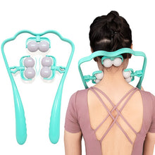 Load image into Gallery viewer, Neck Massager for Neck Shoulder Trigger Point Plastic Pressure Point Therapy Neck Massageador Massagem Relieve Hand Roller
