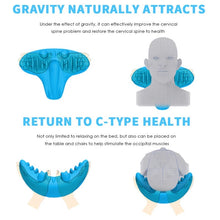 Load image into Gallery viewer, Neck Shoulder Stretcher Relaxer Cervical Chiropractic Traction Device Massage Pillow for Pain Relief Cervical Spine Alignment
