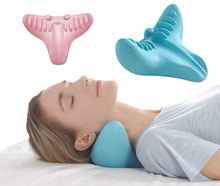 Load image into Gallery viewer, Neck Shoulder Stretcher Relaxer Cervical Chiropractic Traction Device Massage Pillow for Pain Relief Cervical Spine Alignment
