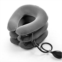 Load image into Gallery viewer, Neck Stretcher Inflatable Air Neck Traction Apparatus Device Soft Neck Cervical Collar Pillow

