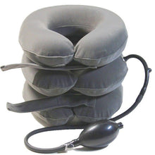 Load image into Gallery viewer, Neck Stretcher Inflatable Air Neck Traction Apparatus Device Soft Neck Cervical Collar Pillow
