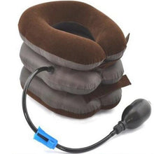 Load image into Gallery viewer, Neck Stretcher Inflatable Air Neck Traction Apparatus Device Soft Neck Cervical Collar Pillow
