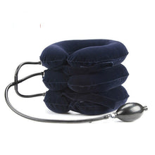 Load image into Gallery viewer, Neck Stretcher Inflatable Air Neck Traction Apparatus Device Soft Neck Cervical Collar Pillow
