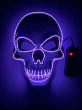 Load image into Gallery viewer, Neon Mask Led Light Up Party Masks The Purge Election Year Great Funny Mask Festival Cosplay Costume Supplies Glow Dark Skeleton
