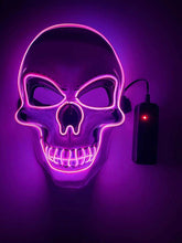 Load image into Gallery viewer, Neon Mask Led Light Up Party Masks The Purge Election Year Great Funny Mask Festival Cosplay Costume Supplies Glow Dark Skeleton
