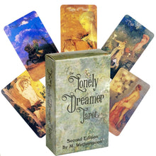 Load image into Gallery viewer, Neon Moon Tarot Deck - Pocket Size with Tuck Box Tarot Cards for Fate Divination Board Game Tarot and A Variety of Tarot Options
