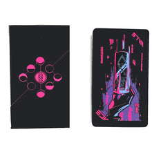 Load image into Gallery viewer, Neon Moon Tarot Deck - Pocket Size with Tuck Box Tarot Cards for Fate Divination Board Game Tarot and A Variety of Tarot Options
