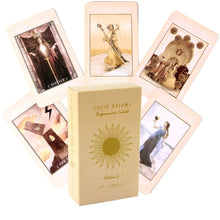 Load image into Gallery viewer, Neon Moon Tarot Deck - Pocket Size with Tuck Box Tarot Cards for Fate Divination Board Game Tarot and A Variety of Tarot Options
