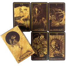 Load image into Gallery viewer, Neon Moon Tarot Deck - Pocket Size with Tuck Box Tarot Cards for Fate Divination Board Game Tarot and A Variety of Tarot Options
