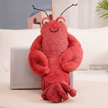 Load image into Gallery viewer, New 22/60cm Funny Doll Intresting Simulation Sea Anime Red Lobster Crab Stuffed Short Hair Plush Toy Birthday Gifts For Kids
