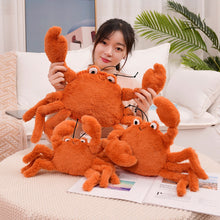 Load image into Gallery viewer, New 22/60cm Funny Doll Intresting Simulation Sea Anime Red Lobster Crab Stuffed Short Hair Plush Toy Birthday Gifts For Kids
