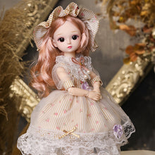 Load image into Gallery viewer, New 30cm 1/6 BJD Doll Little Girl Cute Dress 21 Removable Joint Doll Princess Beauty Makeup Doll Fashion Dress DIY Toy Gift Girl
