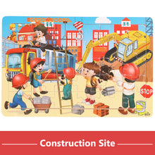 Load image into Gallery viewer, 30pcs Jigsaw Puzzle Kids Wooden Toys Cartoon Animal Wood Puzzle Board Early Learning Baby Educational Toys for Children
