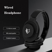 Load image into Gallery viewer, Gaming Headset 7.1 Stereo Sound Headphones Foldable With Microphone 3.5mm AUX
