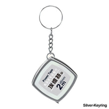 Load image into Gallery viewer, Arrival Measuring Tools Stainless Steel Retractable Ruler Tape Measure Keychain Key Ring Gauging Tools Keyring Pull Ruler
