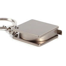 Load image into Gallery viewer, Arrival Measuring Tools Stainless Steel Retractable Ruler Tape Measure Keychain Key Ring Gauging Tools Keyring Pull Ruler
