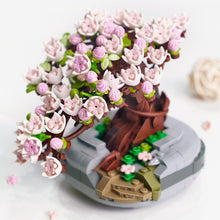 Load image into Gallery viewer, New Bouquet Potted Building Blocks Plant Cherry Tree Succulent Potted DIY Assembled Model Building Blocks Children's Toy Gift
