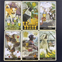 Load image into Gallery viewer, New Dog Tarot Cards Tarot Deck Full English Board Game Party Family Playing Cards Oracle Cards Card Game
