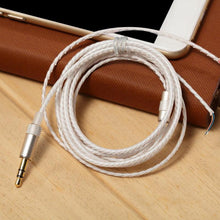 Load image into Gallery viewer, New Earphone Audio Cable 1.2M Silver-coated Copper Wire Earphone Maintenance Wire for DIY Replacement Headphone Audio Cable #20
