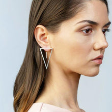 Load image into Gallery viewer, Earrings Fashion Simple Stud Earrings Personality Trend After The Triangle Earrings Wholesale Selling Women's Earrings
