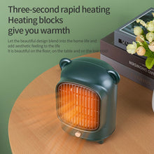 Load image into Gallery viewer, New Electric Heater Desktop Mini Small PTC  Fast Heat  Silent Winter Warmer Machine Room Heating Warmer  500W
