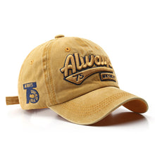 Load image into Gallery viewer, New Fashion Baseball Cap for Women Men Cotton Soft Top Hats Embroidery Letter ALWAYS Summer Sun Caps Casual Snapback Hat Unisex
