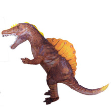 Load image into Gallery viewer, Inflatable Dino T-Rex Spinosaurus Pterosaur Triceratops Adult Velociraptor Costume Mascot Cosplay Halloween Women Man Kid
