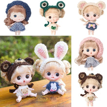 Load image into Gallery viewer, New Kawaii 1/12 Baby Pocket Doll 10cm Ob11 Dolls With Clothes Outfit Dress Surprise Bjd Dolls Figure Action Toys For Girls Gifts
