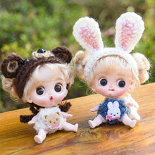 Load image into Gallery viewer, New Kawaii 1/12 Baby Pocket Doll 10cm Ob11 Dolls With Clothes Outfit Dress Surprise Bjd Dolls Figure Action Toys For Girls Gifts
