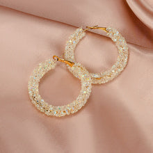 Load image into Gallery viewer, New Korean Statement Earrings for women White Cute Arcylic Geometric Dangle Drop Earings Brincos  Trend Fashion Jewelry
