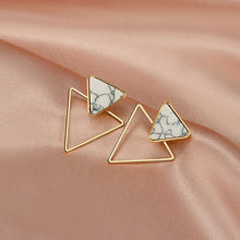 Load image into Gallery viewer, New Korean Statement Earrings for women White Cute Arcylic Geometric Dangle Drop Earings Brincos  Trend Fashion Jewelry
