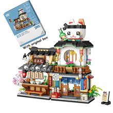 Load image into Gallery viewer, New LOZ Creative Sea Fish Food House Model Building Block MOC Retail Store With Figure Dolls Bricks Sets Boys Toys Kids Gifts
