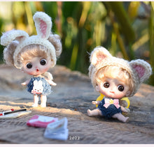 Load image into Gallery viewer, New Mini 1/12 Doll Ball-jointed Boy Girl OB11 Doll Curly Wig With Cute expression Face 10cm Surprise Dolls Toys Gift For Girls
