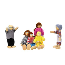 Load image into Gallery viewer, New  Kawaii Dolls Cartoon Wooden House Family People Children Pretend Play Eye-Hand Coordination Interesting Toys Gift
