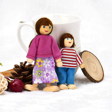 Load image into Gallery viewer, New  Kawaii Dolls Cartoon Wooden House Family People Children Pretend Play Eye-Hand Coordination Interesting Toys Gift
