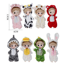 Load image into Gallery viewer, New OB11 Doll and Clothes Dress Up BJD 1/12 Doll Mini 10cm 13cm Dolls Ornaments Cute Face Toys
