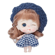 Load image into Gallery viewer, New OB11 Doll and Clothes Dress Up BJD 1/12 Doll Mini 10cm 13cm Dolls Ornaments Cute Face Toys
