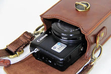 Load image into Gallery viewer, New PU Leather Camera Case For Canon G9X G7X G7X II SX710 SX700 SX720 S95 S90 SX260 SX240 SX275 S90 S120 S110 SX610 SX400 SX410
