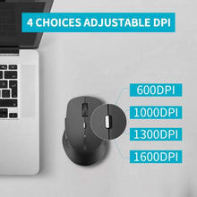 Load image into Gallery viewer, New Rapoo Multi-mode Silent Wireless Mouse with 1600DPI Bluetooth-compatible and 2.4GHz for Three Devices Connection
