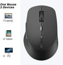 Load image into Gallery viewer, New Rapoo Multi-mode Silent Wireless Mouse with 1600DPI Bluetooth-compatible and 2.4GHz for Three Devices Connection
