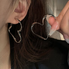 Load image into Gallery viewer, Simple Fashion Trend Round Black Rhinestone Hoop Earrings Geometric Earrings Women Elegant Exquisite Jewelry Gifts Wholesale
